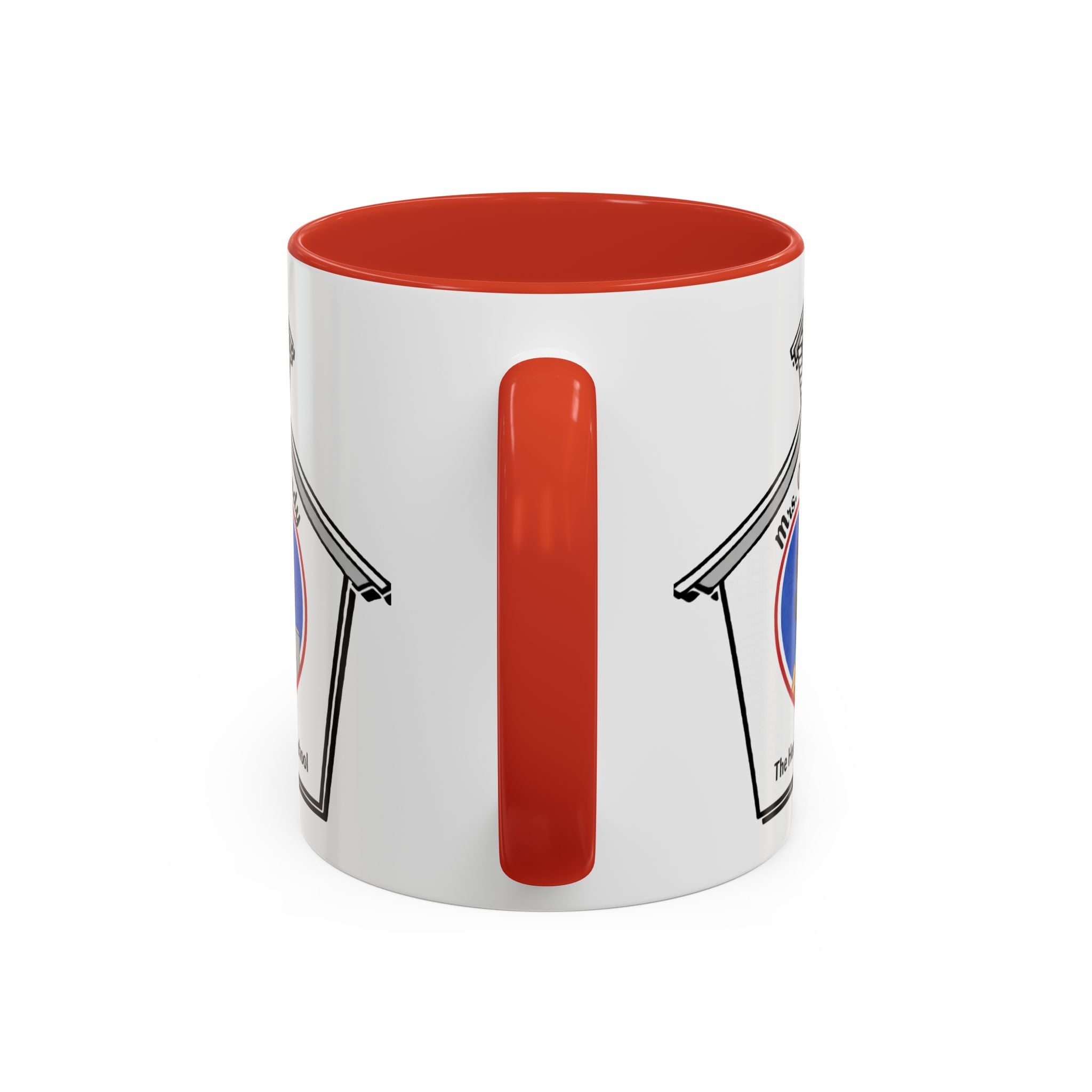 5. Mrs. Office Lady Coffee Mug — “The Heart of the School” Accent Mug (11/15oz)