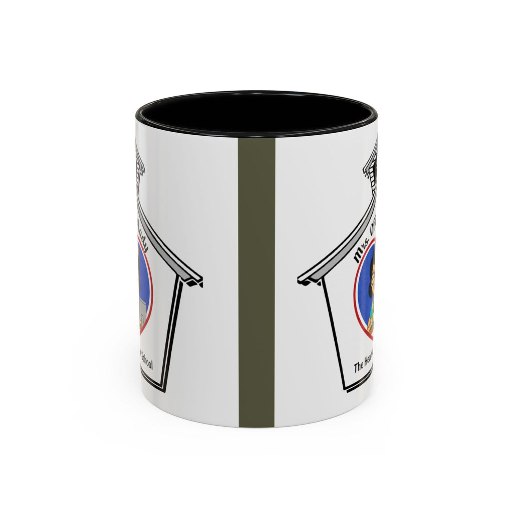 5. Mrs. Office Lady Coffee Mug — “The Heart of the School” Accent Mug (11/15oz)