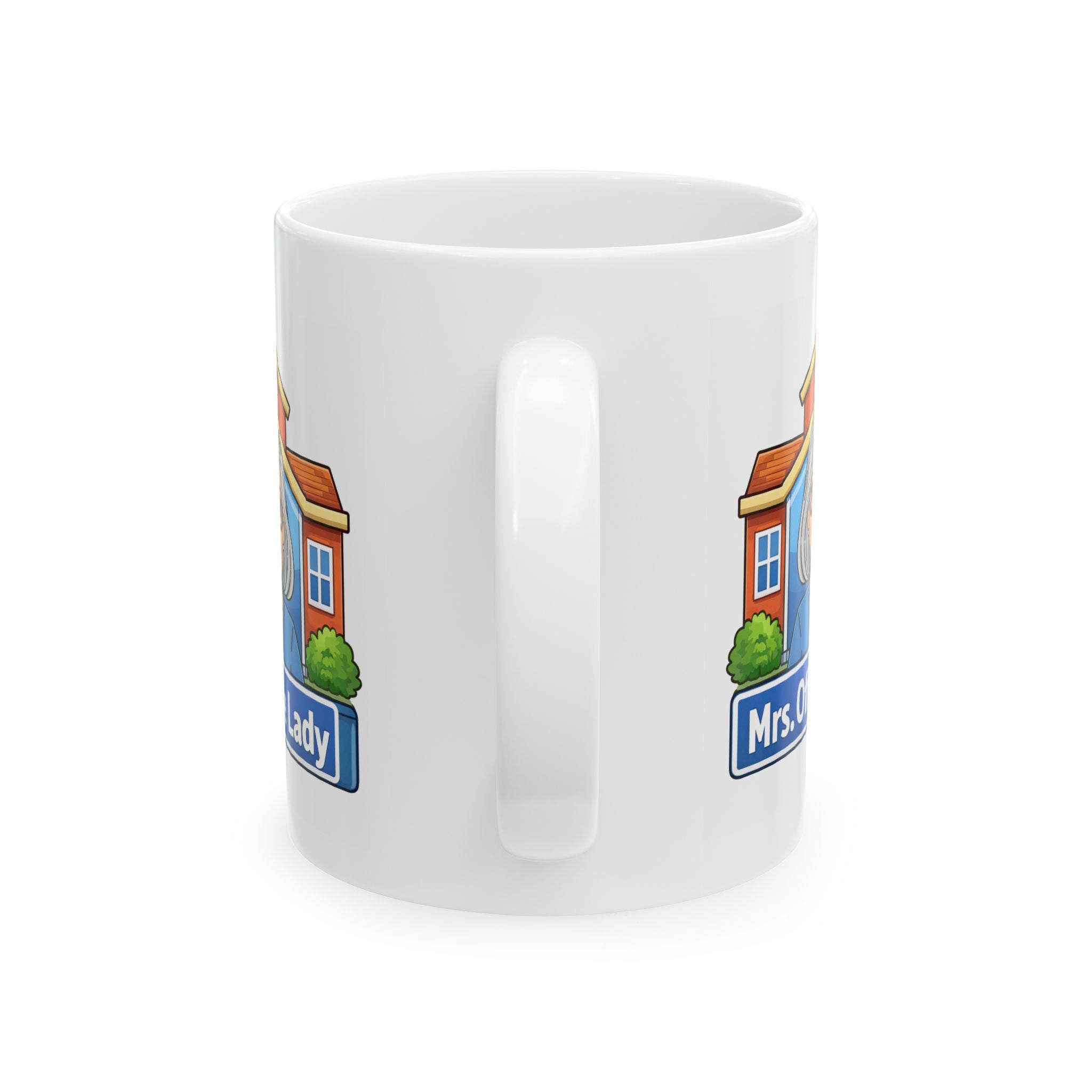 School Secretary  Ceramic Mug – Red Apple & Mrs. Office Lady design (11oz, 15oz)