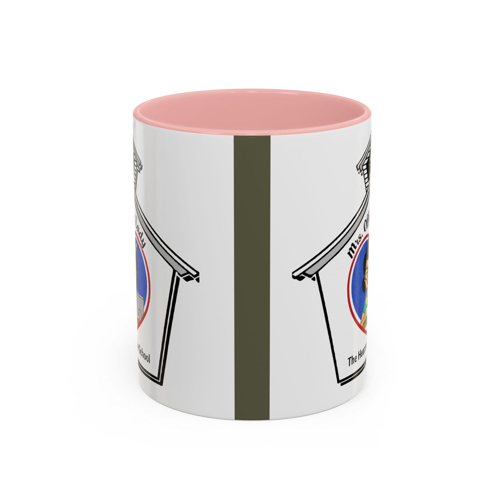 5. Mrs. Office Lady Coffee Mug — “The Heart of the School” Accent Mug (11/15oz)