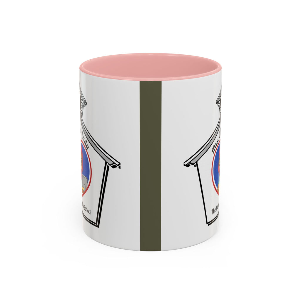 7. Mrs. Office Lady Coffee Mug — “The Heart of the School” Accent Mug (11/15oz)