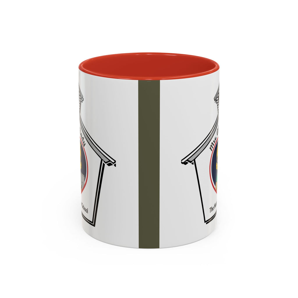 2. Mrs. Office Lady Coffee Mug — “The Heart of the School” Accent Mug (11/15oz)