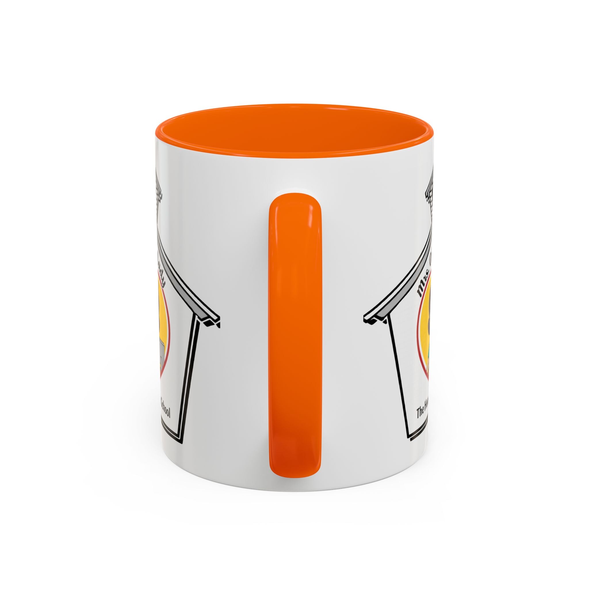 3. Mrs. Office Lady Coffee Mug — “The Heart of the School” Accent Mug (11/15oz)