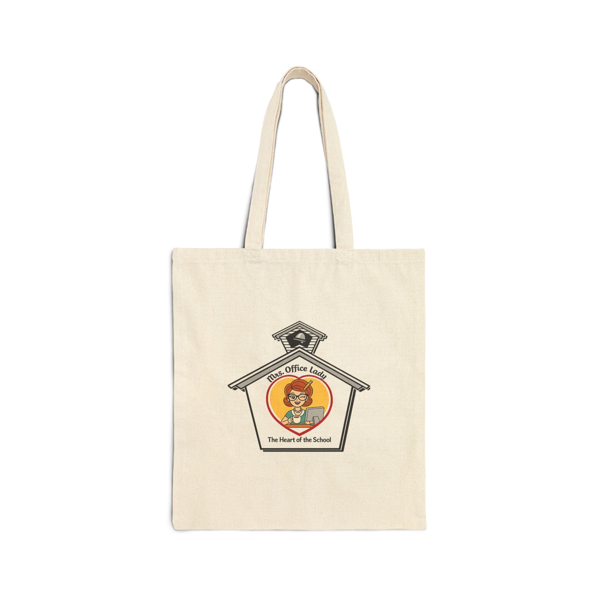 Tote Bag — "Mrs. Office Lady" Canvas Tote